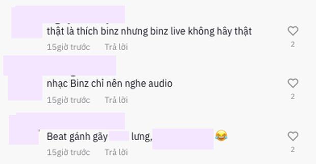 Binz hát live bị chê tới tấp xứng đáng rapper phòng thu?-3