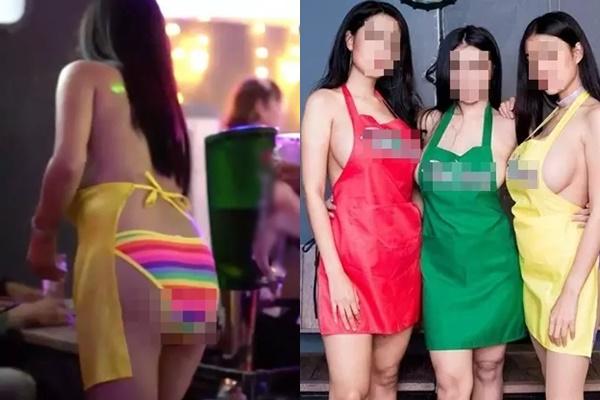 Xôn xao hai cô gái mặc như truổng cời trong sự kiện công ty-2