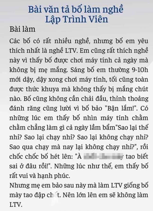 Nhóc tiểu học tả mẹ làm TikToker, từng câu chữ sốc tận óc-3