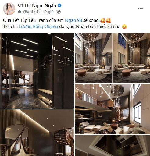 Ngân 98 khoe biệt thự tiền tỷ đang xây, sắp soán ngôi Ngọc Trinh?-2