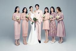 Loạt ảnh cưới siêu hiếm của Park Shin Hye, dàn phù dâu xinh ngất lộ diện
