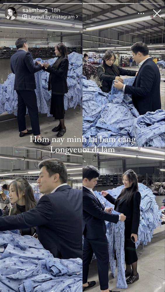 Bầu vượt mặt, Salim vẫn đích thân thị sát công ty cùng chồng-1
