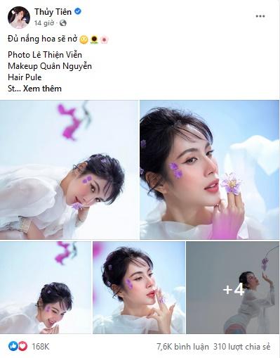 Được minh oan từ thiện, Thủy Tiên tung ảnh nàng thơ nhưng lộ nội y-1