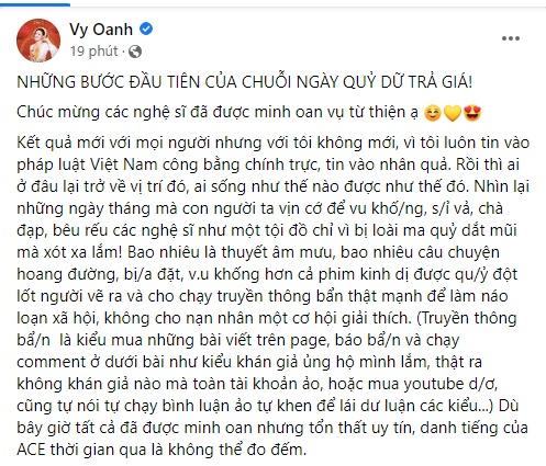 Dàn sao được minh oan, Vy Oanh mắng CEO loài quỷ dữ-4