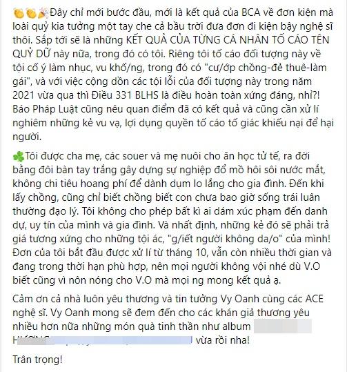 Dàn sao được minh oan, Vy Oanh mắng CEO loài quỷ dữ-5