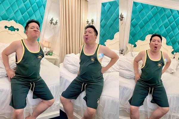 Ông xã Đoàn Di Băng trưng nước rửa phụ khoa vào mâm ngũ quả-8