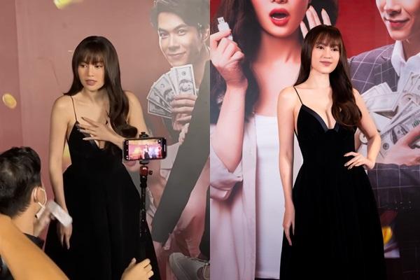 Lan Ngọc gầy mà vẫn lộ từng tầng mỡ bụng-8