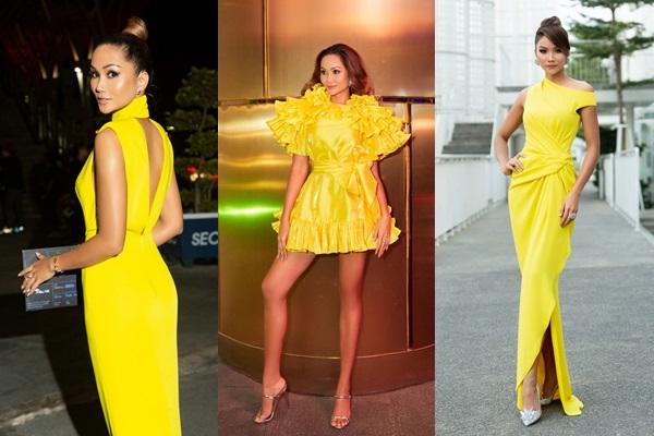 Thùy Tiên, HHen Niê và dàn mỹ nhân mặc đầm vàng đẹp nhất 2021-6