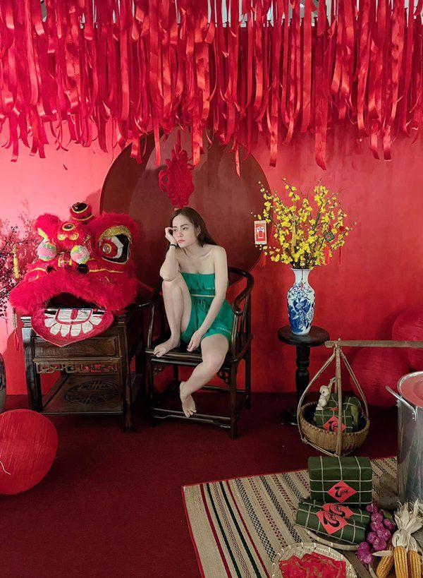 Ảnh trang trí nhà cửa đón Tết toàn mùi tiền của Đoàn Di Băng-9