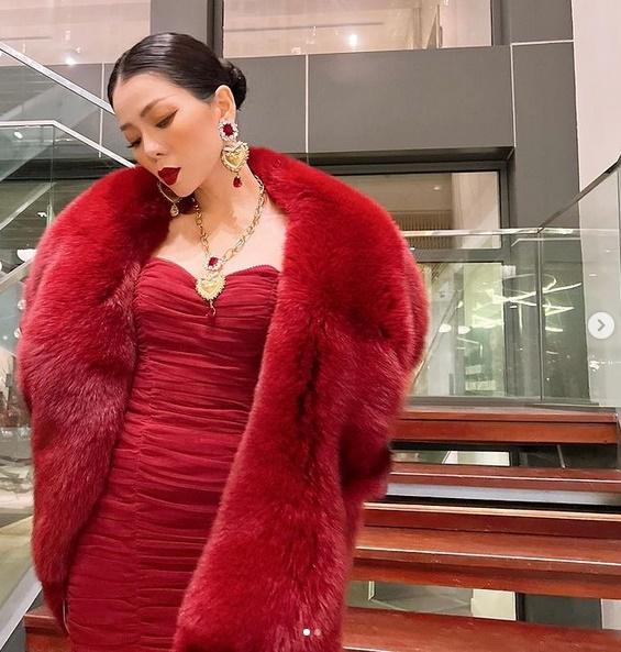 Lệ Quyên lộ mặt nhọn hoắt, hai má hóp rõ vẻ già nua-3