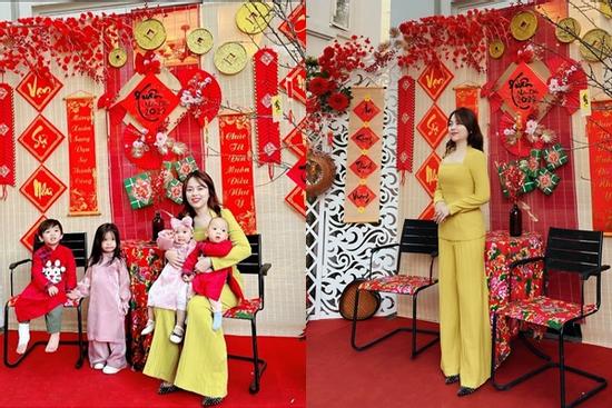 Không khí đón Tết trong biệt thự bạc tỷ của Hằng 'Túi'