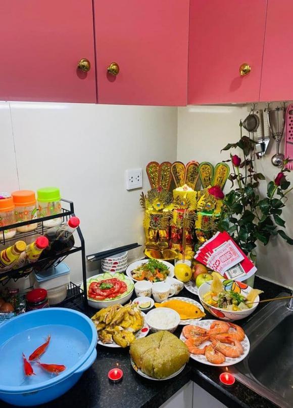 Hoa hậu đình đám cúng ông Công ông Táo bằng bún đậu-7