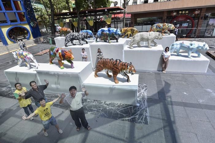 Các nước châu Á trang trí linh vật hổ như thế nào?-5