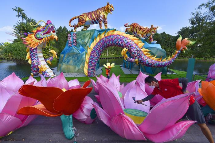 Các nước châu Á trang trí linh vật hổ như thế nào?-6