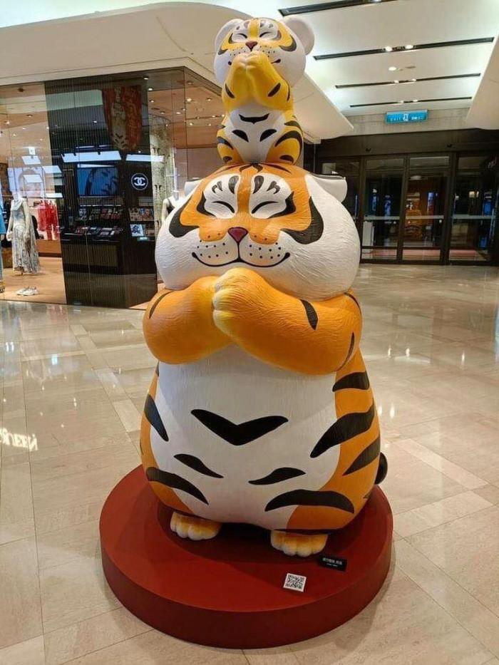 Các nước châu Á trang trí linh vật hổ như thế nào?-19