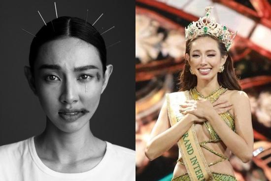 Thùy Tiên gây sốc với gương mặt thâm tím, cắm đinh đầy đầu