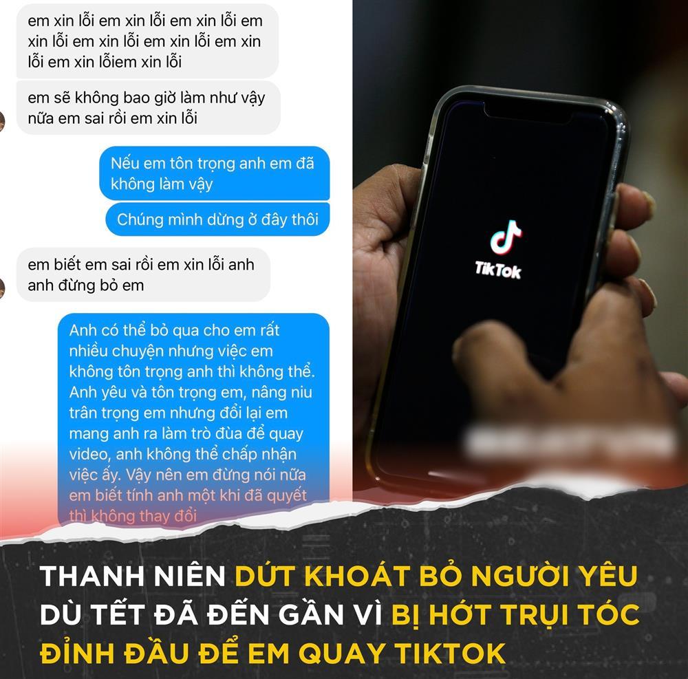 Thanh niên dứt khoát giải tán vì bị bạn gái cạo đầu quay tóp tóp-2