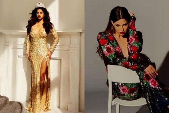 Miss Universe 2021 khoe vòng 1 căng đét sau loạt ảnh phát tướng