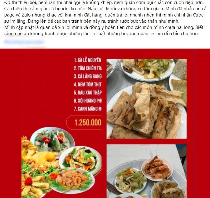 Đặt cỗ qua mạng hơn 1 triệu mà hàng về còn thua cơm bình dân-1