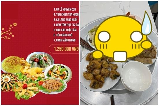 Đặt cỗ qua mạng hơn 1 triệu mà hàng về còn thua cơm bình dân