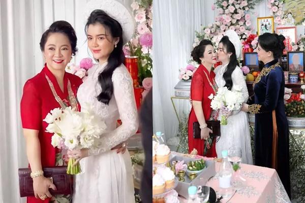 Con dâu lộ diện cùng CEO Phương Hằng, nhan sắc bầu bí gây chú ý-4