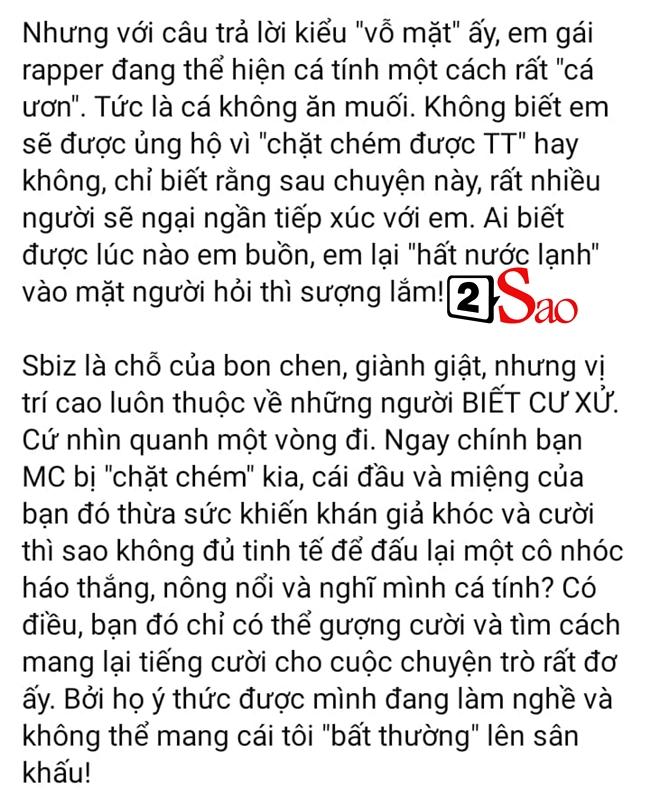 Thu Hoài công khai bênh Trấn Thành, mắng tlinh hỗn xược-5