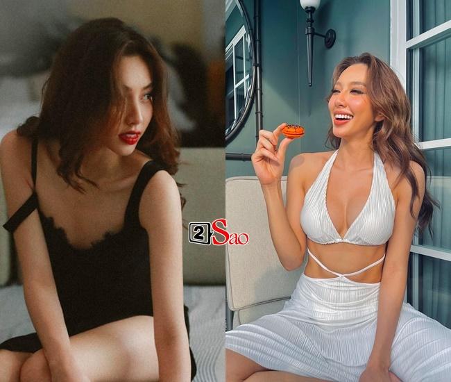 Miss Thuy Tien is suspected of pumping breasts: these 2 lumps cannot be natural -10