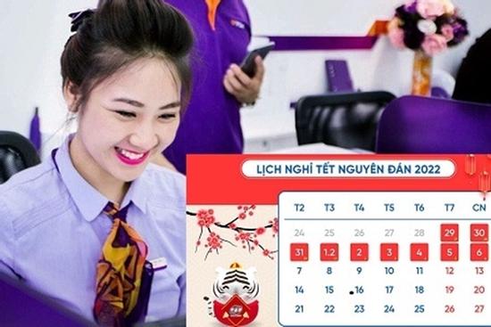 Ngân hàng nghỉ Tết khi nào?