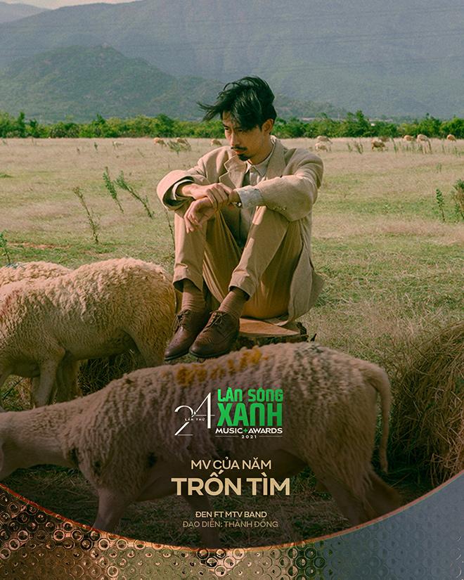 Đen Vâu bội thu, vượt Sơn Tùng giành giải Ca sĩ của năm-2