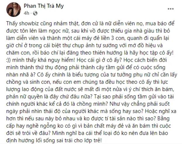 Tăng Thanh Hà có động thái khi bị nói máy đẻ, ăn bám chồng-2