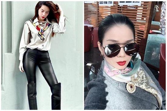 Lệ Quyên, Hà Hồ diện khăn lụa cực xinh nhưng soi giá mới 'choáng'