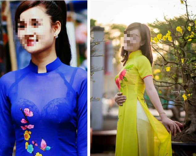 Mùng 1 sớm mai, đừng ai mặc áo dài phản cảm thế này!-2