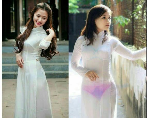 Mùng 1 sớm mai, đừng ai mặc áo dài phản cảm thế này!-11