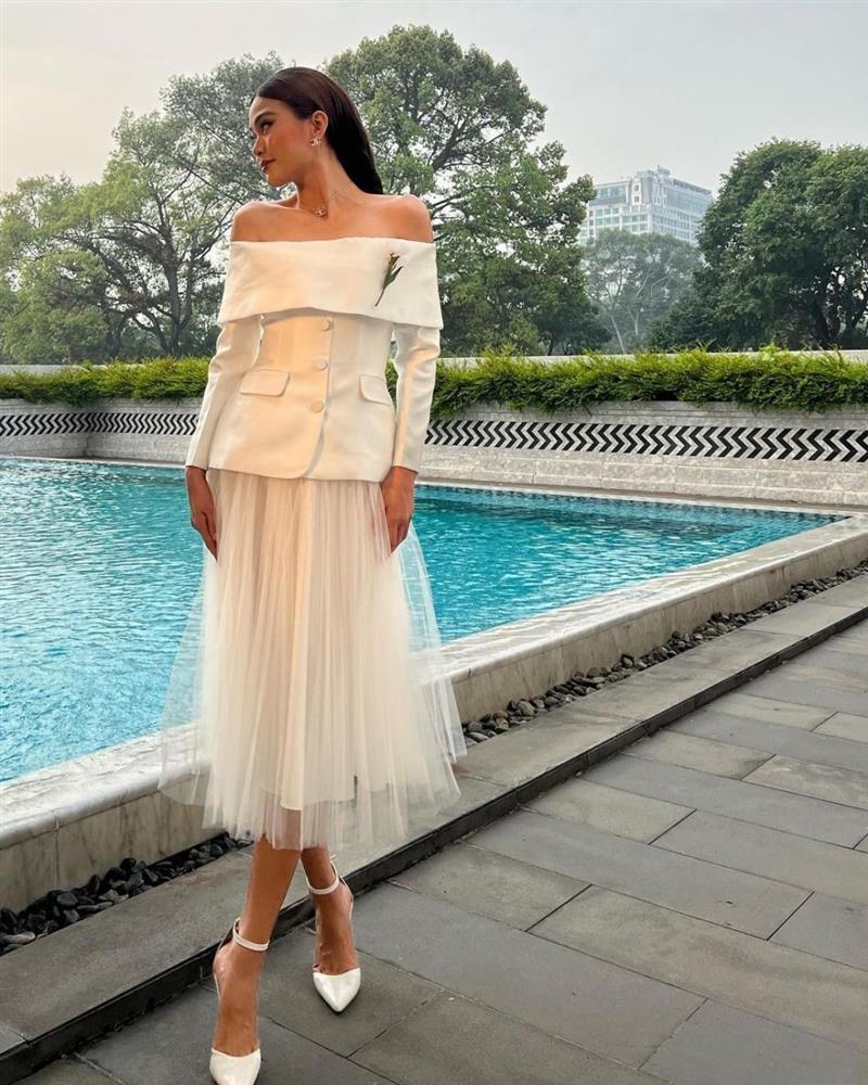 Chiếc váy sến rện của Đỗ Hà có tận 5 cô thi nhau mặc, ai hơn ai?-7