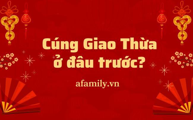 Cúng Giao thừa trong nhà hay ngoài trời trước mới đúng?-1
