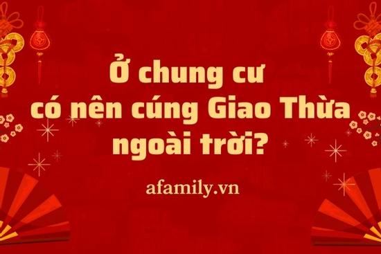 Cúng Giao thừa trong nhà hay ngoài trời trước mới đúng?