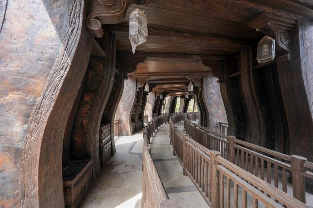 Tàu lượn siêu tốc bằng gỗ đầu tiên tại Việt Nam như Harry Potter-3