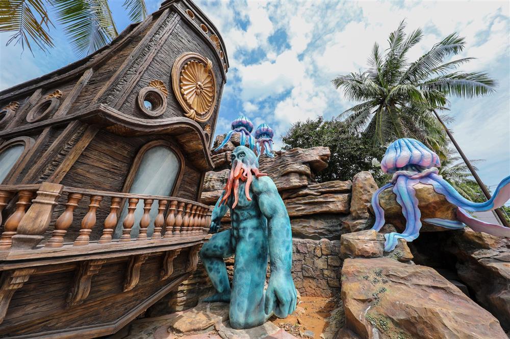 Tàu lượn siêu tốc bằng gỗ đầu tiên tại Việt Nam như Harry Potter-4