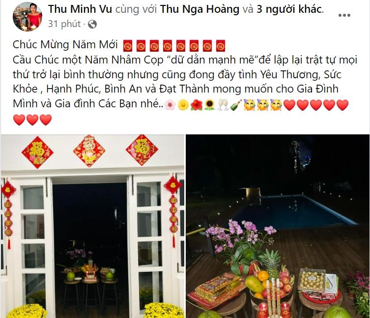 Sao Việt đón giao thừa: Ai cũng hân hoan trừ Võ Hạ Trâm-8