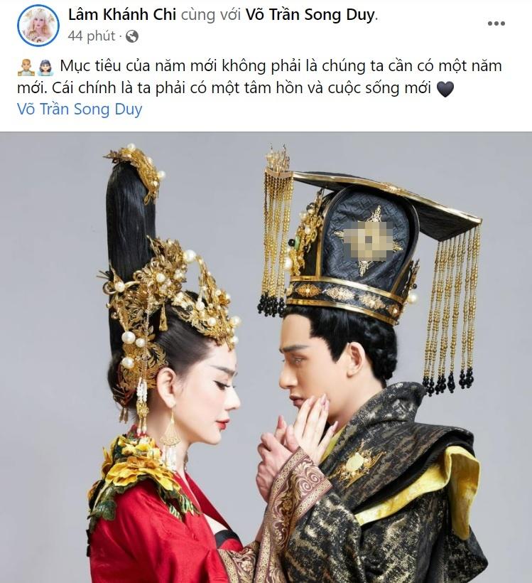 Chồng cũ Lâm Khánh Chi khoe người yêu mới đúng giao thừa-5