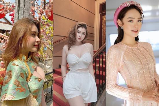 'Hot girl lai Việt- Mỹ' và sự cố thời trang liên quan đến áo dài khoe vòng 1 dịp Tết