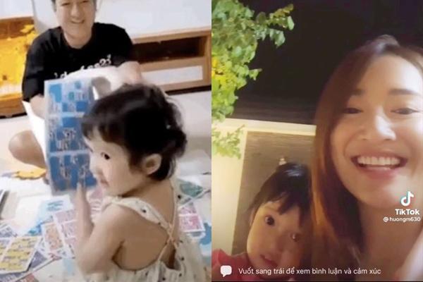 Trường Giang nô đùa con gái, lộ sương sương cơ ngơi bạc tỷ ngoại ô-7