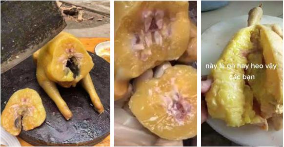 Loại gà ngập mỡ tái xuất Tết con Hổ khiến netizen rùng mình-2