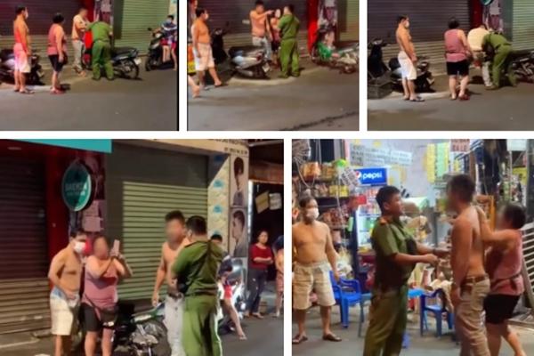 Diễn biến con kẹp cổ công an, mẹ quay clip la lối đêm mùng 1 ở TP.HCM-2