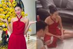 Lan truyền ảnh hoa hậu Thùy Tiên đánh bài, vén váy cực sung