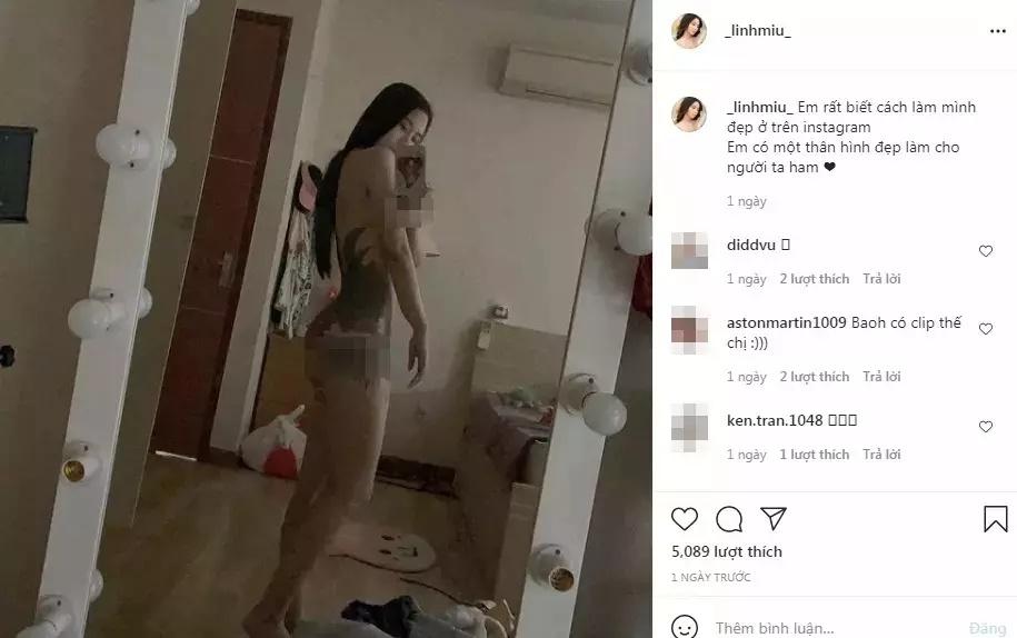 Linh Miu thả rông, diện đồ cũng như không ngày đầu năm-5