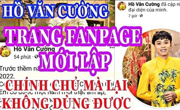 Fanpage mới của Hồ Văn Cường vừa lập đã không cánh mà bay-1