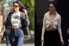 Thả rông, Kendall Jenner lộ ngực chảy xệ xuống cấp như Ngọc Trinh