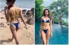 Thùy Tiên diện bikini lộ hiểm khoe 3 vòng 'nét căng' dù cam thường