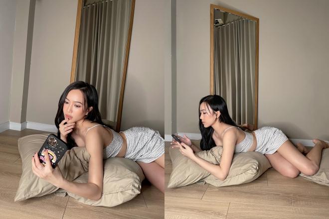 Mỹ nhân khoe bụng sau Tết: Diệu Nhi - Lệ Quyên - Tường Linh lộ múi-2